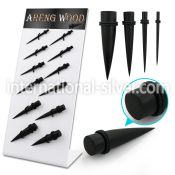 dapg95 tapers organic body jewelry ear lobe