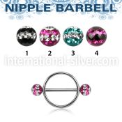 dfrnpe5 straight barbells surgical steel 316l nipple