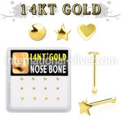 dgnb10 nose bone gold nose