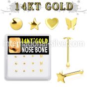 dgnb9 nose bone gold nose