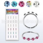 dhmb9 925 silver nose hoops nose piercing