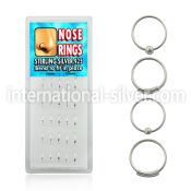 dmvns nose hoop silver 925 nose