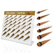 dmxp5 tapers organic body jewelry ear lobe