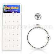 dnsc9 nose hoop silver 925 nose