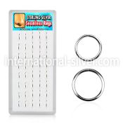 dnsm27 seamless segment rings silver 925 nose