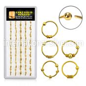 dnsm43 nose hoop silver 925 nose