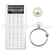 dnspr3 nose hoop silver 925 nose