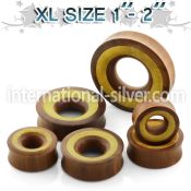 dpsjxl tunnels gauges organic body jewelry ear lobe