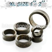 dpwbxl tunnels gauges organic body jewelry ear lobe