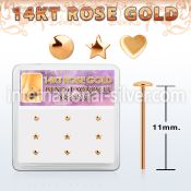 drys1 bend it to fit nose studs gold nose