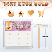 drys2 bend it to fit nose studs gold nose