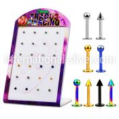 dtrg2 labrets lip rings anodized surgical steel 316l tragus