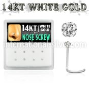 dwsc5 l shape nose studs gold nose
