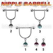 efrsnp6 straight barbells surgical steel 316l nipple
