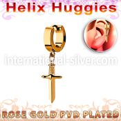 ehr768 +anodized surgical steel +huggie choose  piercing