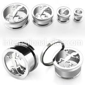 fliz tunnels gauges surgical steel 316l ear lobe