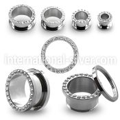 fscpg tunnels gauges surgical steel 316l ear lobe