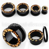 ftac tunnels gauges acrylic body jewelry ear lobe