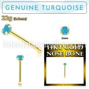 gnbge7 nose bone gold nose