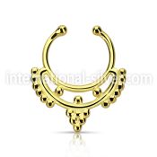 gpsepd4 fake illusion body jewelry silver 925 septum