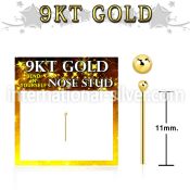 gysb9 bend it to fit nose studs gold 