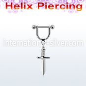 heud11 surgical steel barbells helix piercing