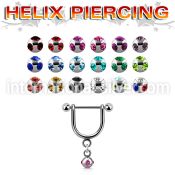 heud3 micro curved barbells surgical steel 316l helix