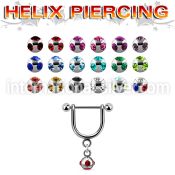 heud4 micro curved barbells surgical steel 316l helix