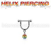 heugfr5 micro curved barbells surgical steel 316l helix