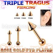 hexttbcn straight barbells anodized surgical steel 316l tragus