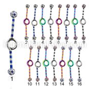 idbtfr5a straight barbells anodized surgical steel 316l 