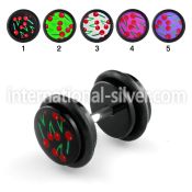ilagr1 cheaters  illusion plugs and tapers acrylic body jewelry belly button
