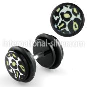 ilagr4 cheaters  illusion plugs and tapers acrylic body jewelry belly button