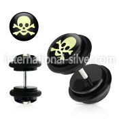 ilvgr16 cheaters  illusion plugs and tapers acrylic body jewelry belly button