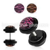 ilvgr1 cheaters illusion plugs and tapers acrylic body jewelry belly button