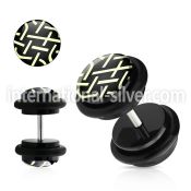 ilvgr20 cheaters  illusion plugs and tapers acrylic body jewelry belly button