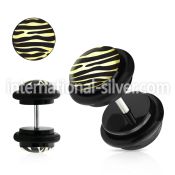 ilvgr29 cheaters  illusion plugs and tapers acrylic body jewelry belly button