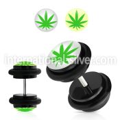ilvgr3 cheaters illusion plugs and tapers acrylic body jewelry belly button