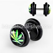 ilvgr5 cheaters  illusion plugs and tapers acrylic body jewelry belly button