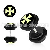 ilvgr64 cheaters  illusion plugs and tapers acrylic body jewelry belly button