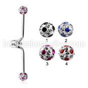 incfr5a straight barbells surgical steel 316l