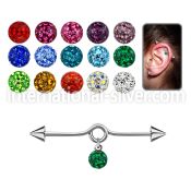 incnd6 straight barbells surgical steel 316l