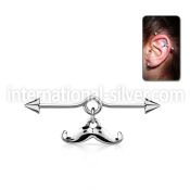 incnd8 straight barbells surgical steel 316l helix