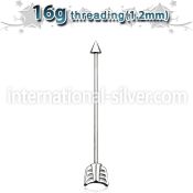 indsaw straight barbells surgical steel 316l 