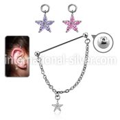 indsdz2 straight barbells surgical steel 316l helix