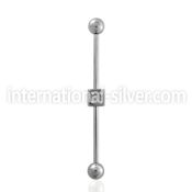 indsh1 straight barbells surgical steel 316l 