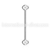 indsh28 straight barbells surgical steel 316l helix