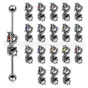 indsh35 surgical steel barbells ear othershelix piercing