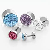 ipfc cheaters illusion plugs and tapers surgical steel 316l belly button