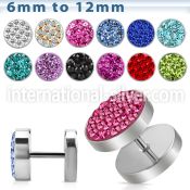 ipmc cheaters  illusion plugs and tapers surgical steel 316l belly button